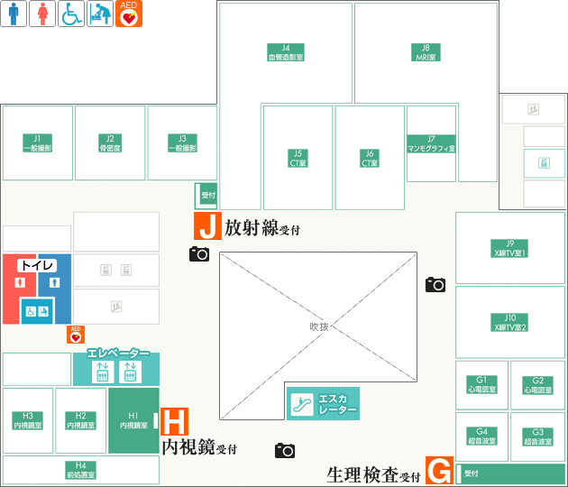 宇都宮記念病院3階フロア案内