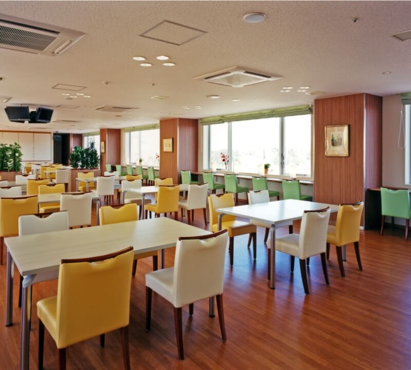 人間ドック後のお食事はレストランM's clubでお楽しみください