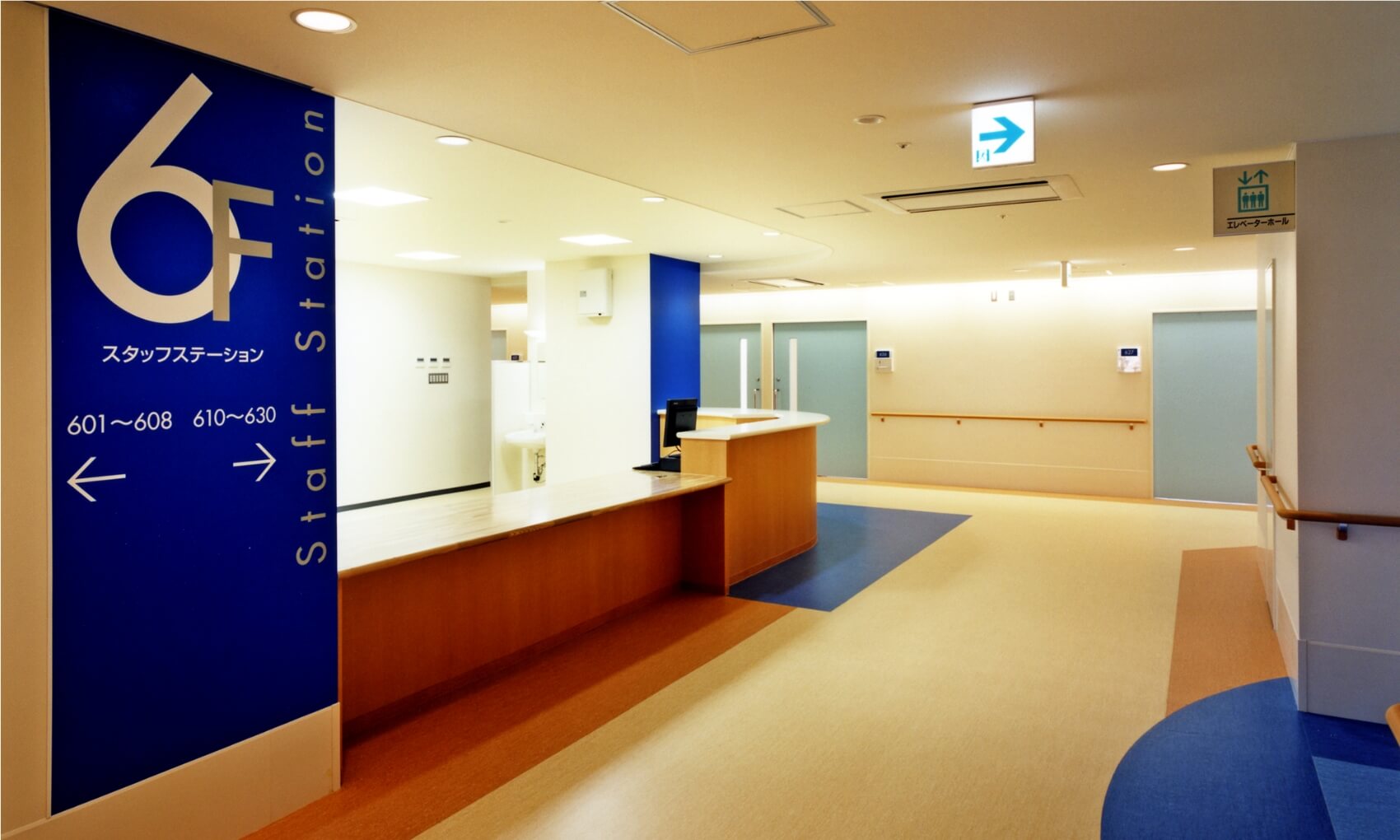 入院フロア（5階、6階、7階、8階）案内