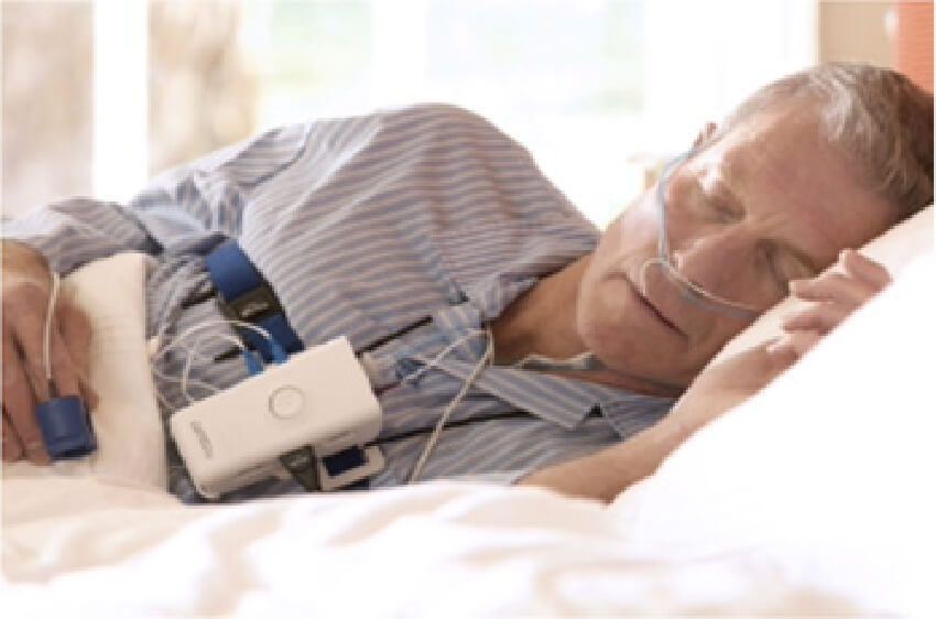 一泊入院によるPSG検査